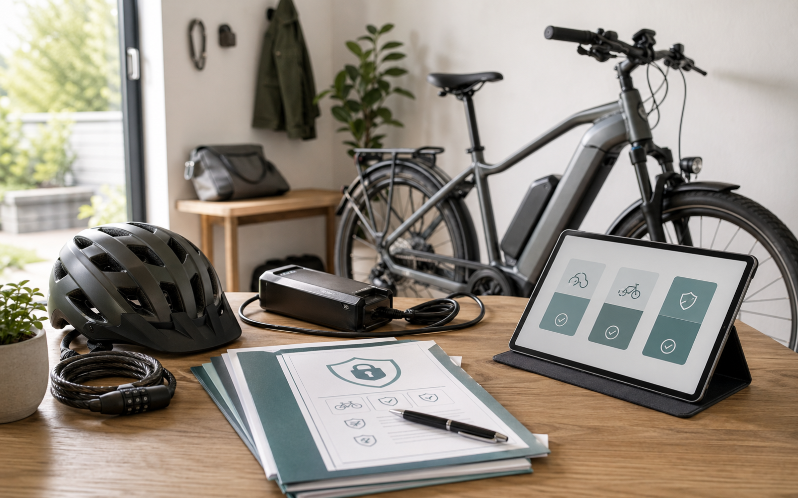Themenbild für E-Bike Versicherung auf photovoltaikversicherung-rechner.de